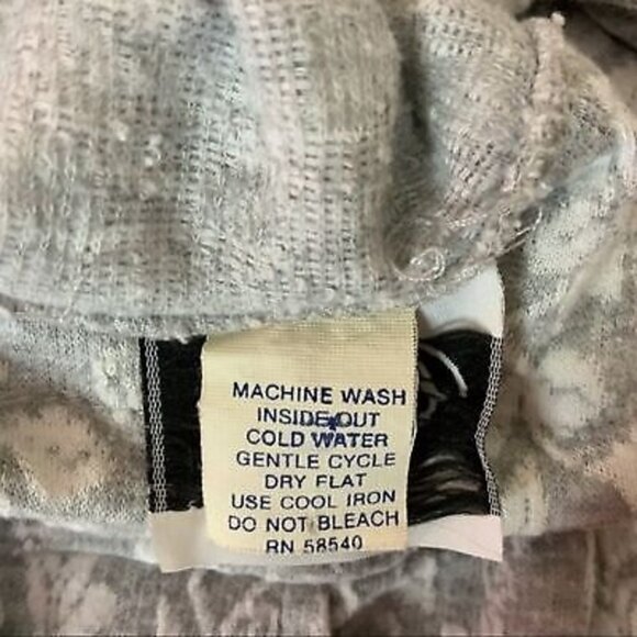 3/$20 America America Los Angeles Womens Size L Jacket Gray White Floral Buttons - Picture 6 of 6